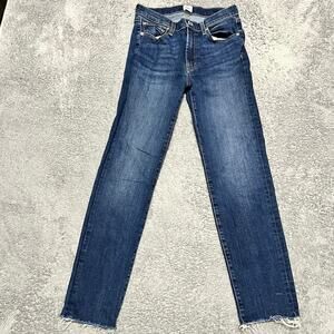 EDWIN Jeans Womens 26 (26x26) Slim Straight Denim Mid Rise Cropped Pants